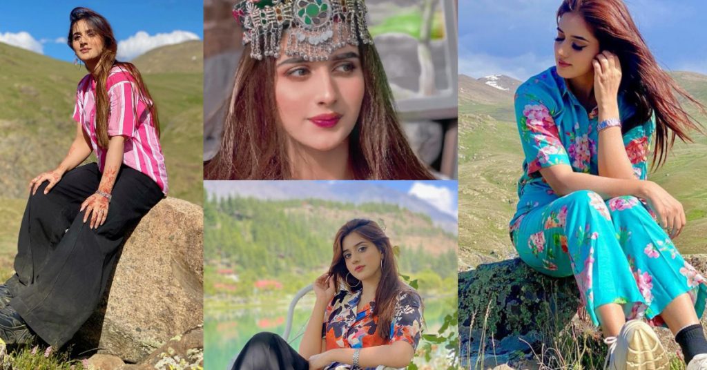 Jannat Mirza And Alishbah Anjum Beautiful Pictures From Northern Areas