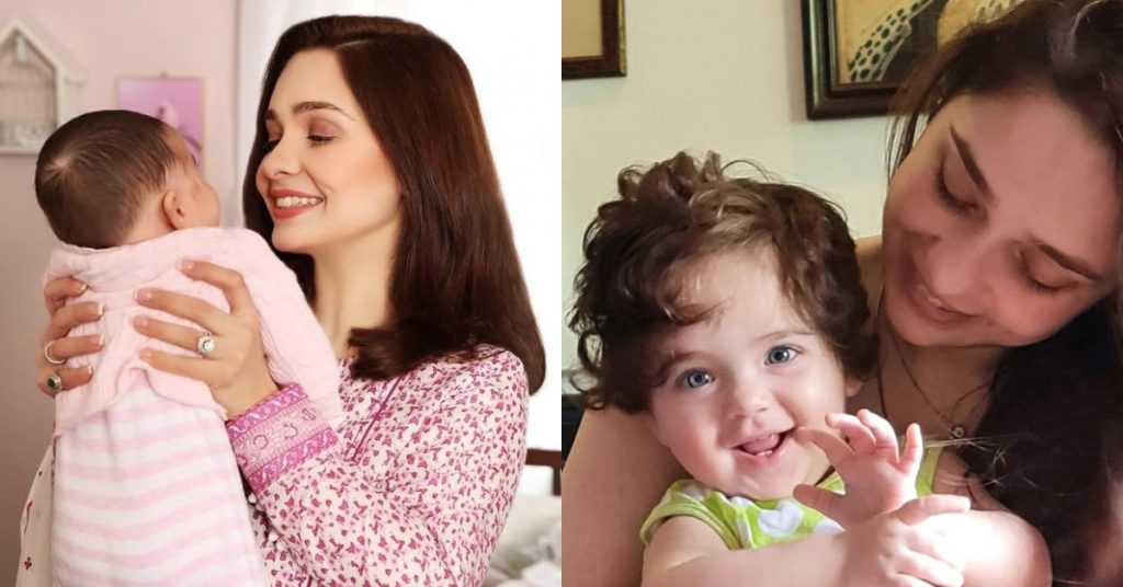 Adorable Pictures Of Juggan Kazim With Her Daughter