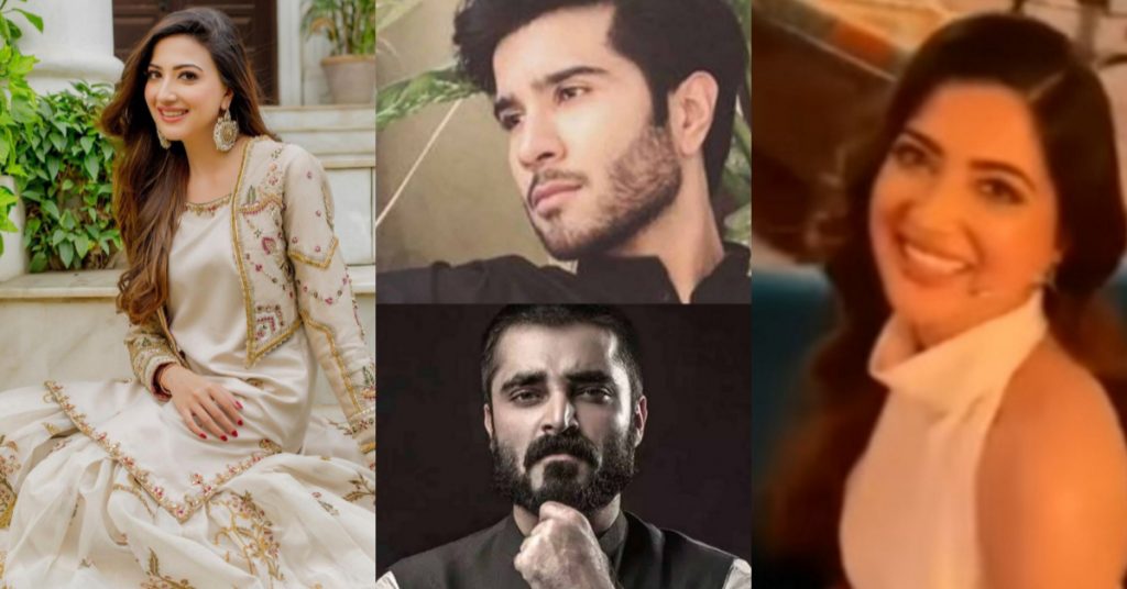 Netizens Compare Aymen Saleem With Feroze & Hamza On Her Recent Statement