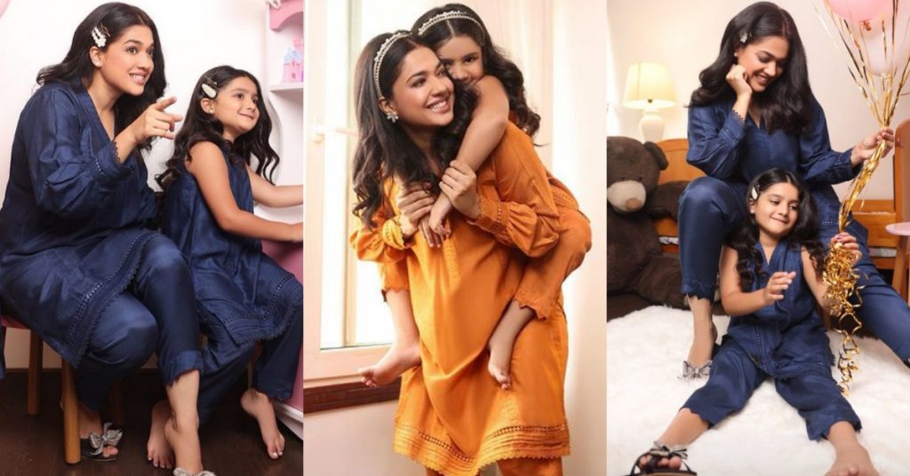 Sanam Jung's Adorable Photoshoot With Daughter Alaya