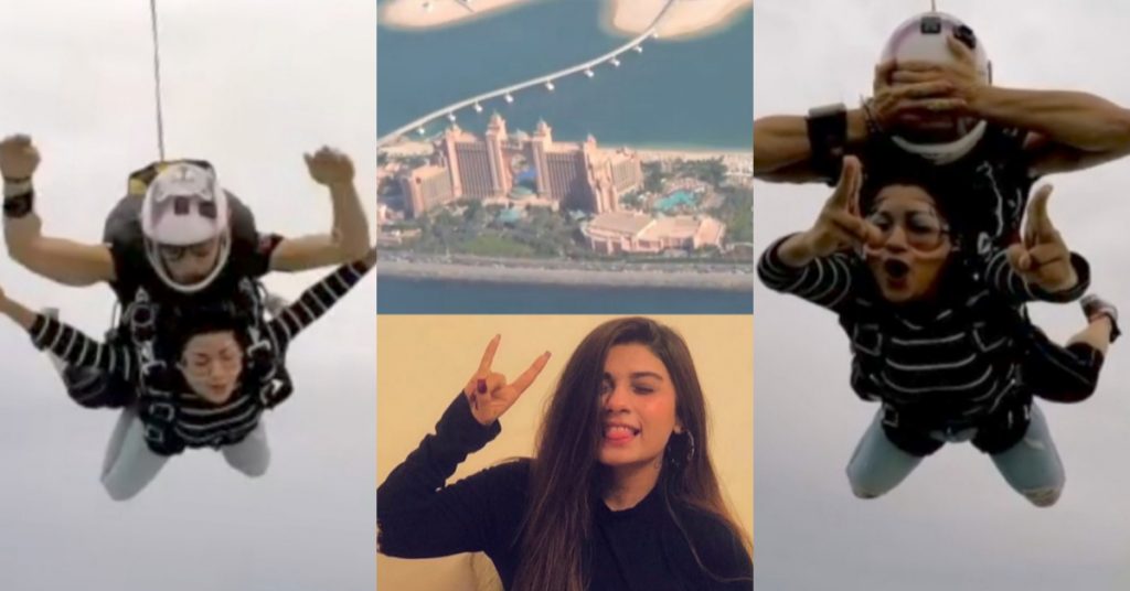 Mahi Baloch Treats Fans With Her Skydiving Video From Dubai