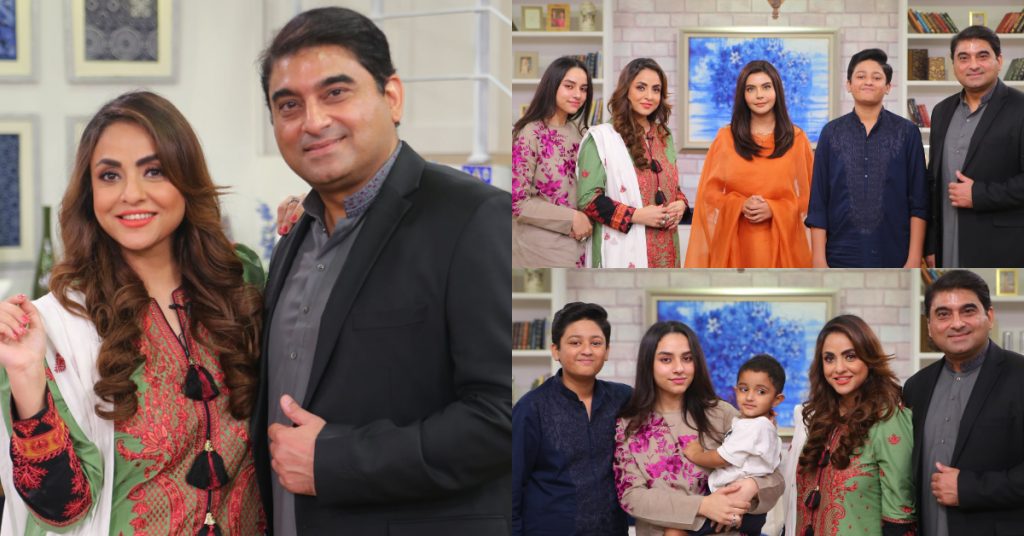 Beautiful Pictures Of Nadia Khan And Family From The Set Of GMP