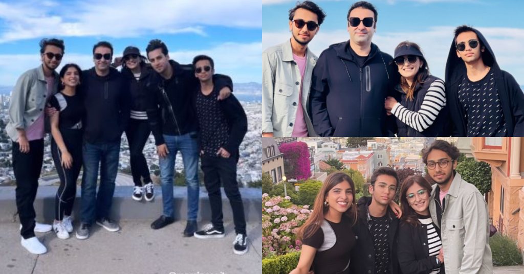 Amazing Clicks Of Wajahat Rauf And Family From Their Recent Trip To San Francisco