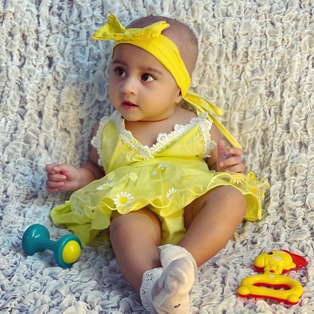 Latest Adorable Pictures Of Hassan Ali's Daughter Helena