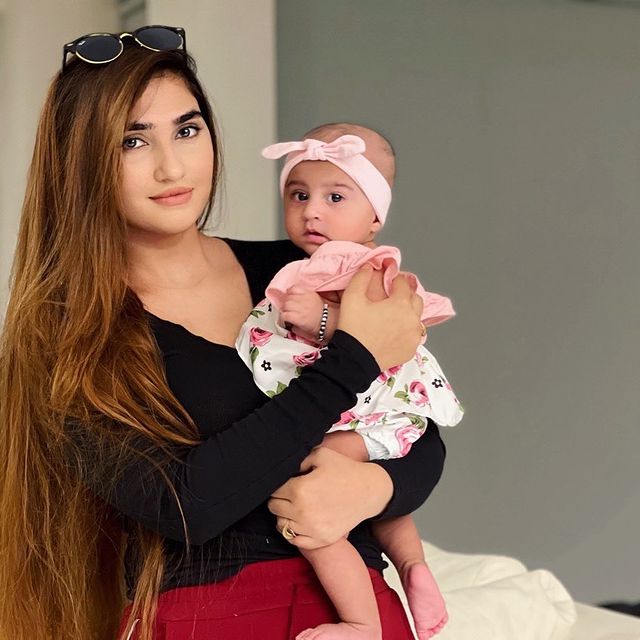 Latest Adorable Pictures Of Hassan Ali's Daughter Helena