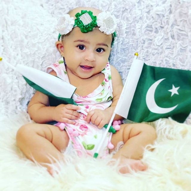 Latest Adorable Pictures Of Hassan Ali's Daughter Helena