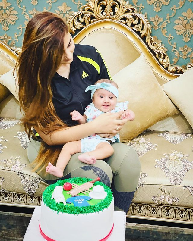 Latest Adorable Pictures Of Hassan Ali's Daughter Helena