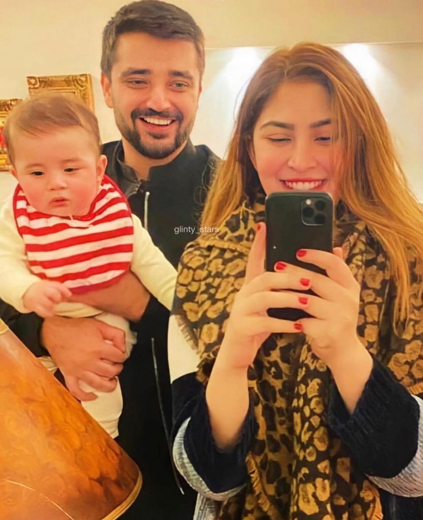 Top 10 Adorable Family Pictures Of Hamza Ali Abbasi | Reviewit.pk