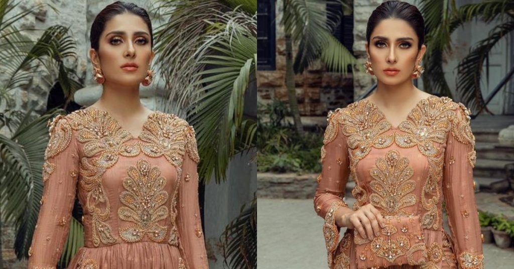 Komal Chawla Couture Latest Formal Wear Featuring Ayeza Khan