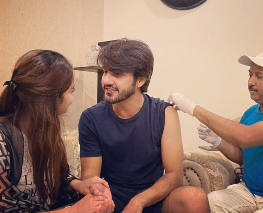 Minal Khan & Ahsan Mohsin Ikram Adorable Pictures