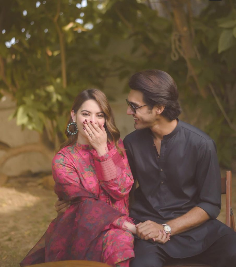 Minal Khan & Ahsan Mohsin Ikram Adorable Pictures