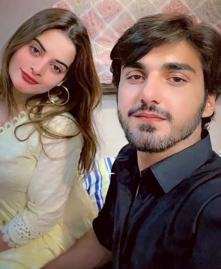 Minal Khan & Ahsan Mohsin Ikram Adorable Pictures