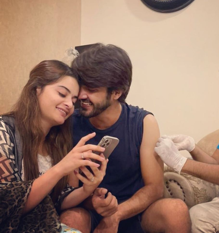 Minal Khan & Ahsan Mohsin Ikram Adorable Pictures