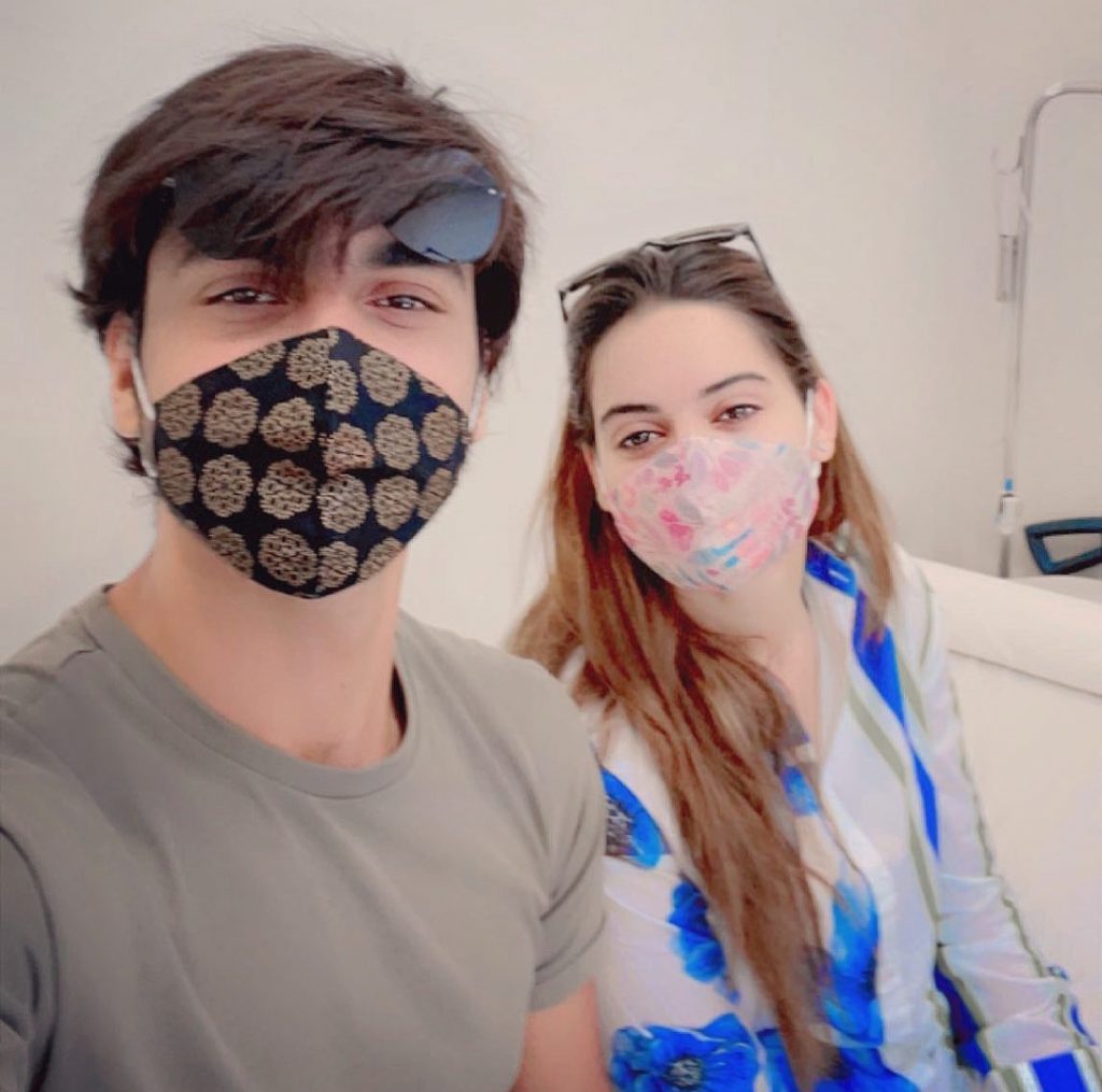 Minal Khan & Ahsan Mohsin Ikram Adorable Pictures