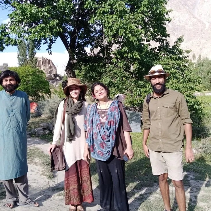 Nadia Jamil Enjoying The Beauty Of Nature At Hunza