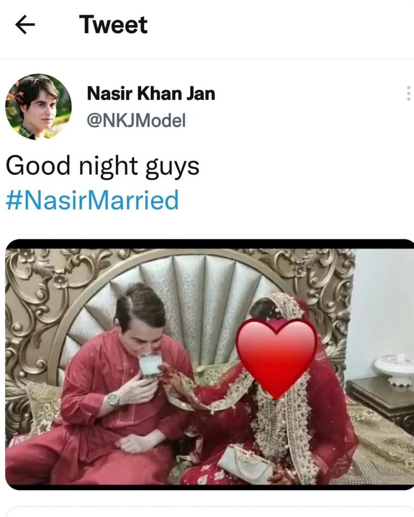 Nasir Khan Jan Gets Married - Gets Mixed Reactions From Public