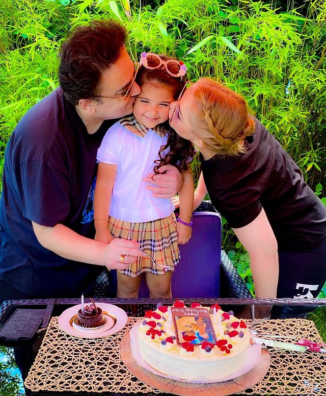 Adnan Sami Khan's 50th Birthday Celebration With Family