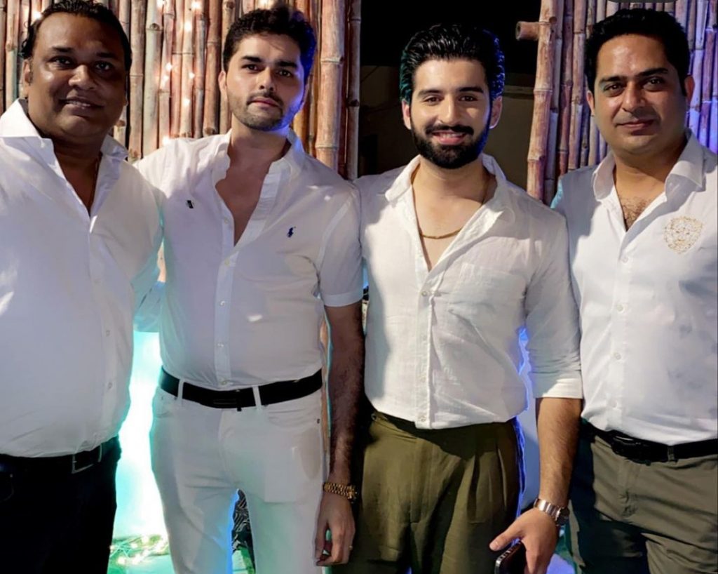 Aiman And Muneeb Spotted With Family Friends