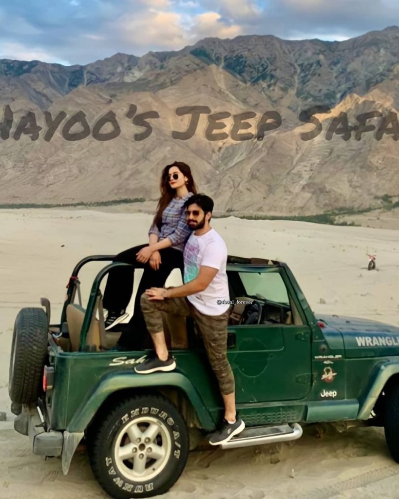 Aiman Khan And Muneeb Butt Latest Clicks From Skardu