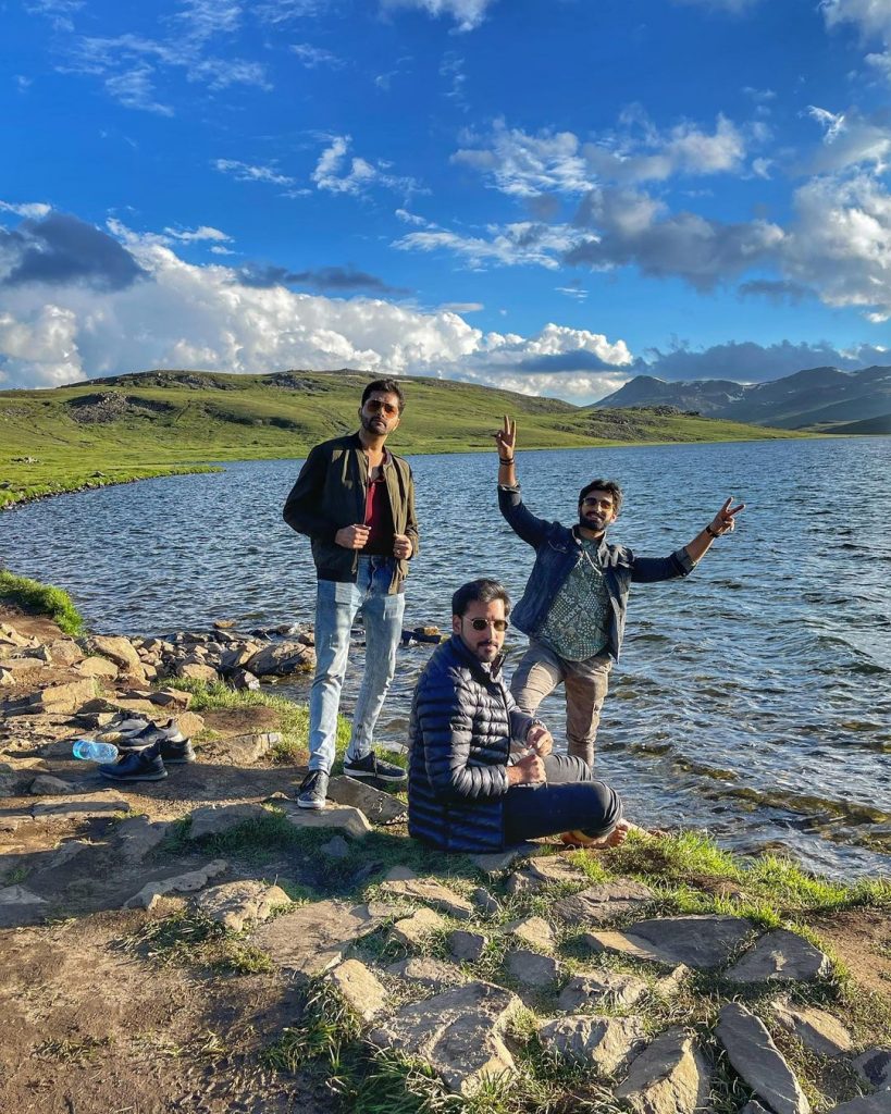 Latest Pictures Of Aiman Khan And Muneeb Butt From Hunza