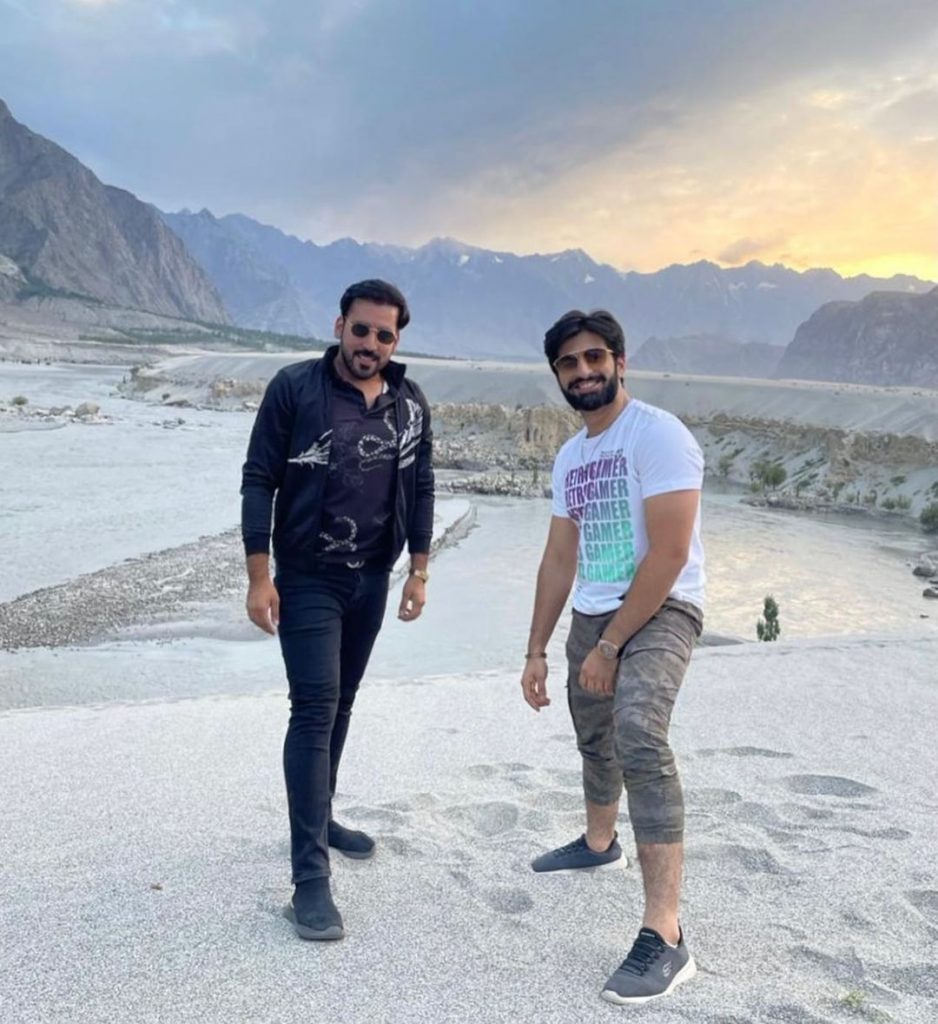 Aiman Khan And Muneeb Butt Latest Clicks From Skardu