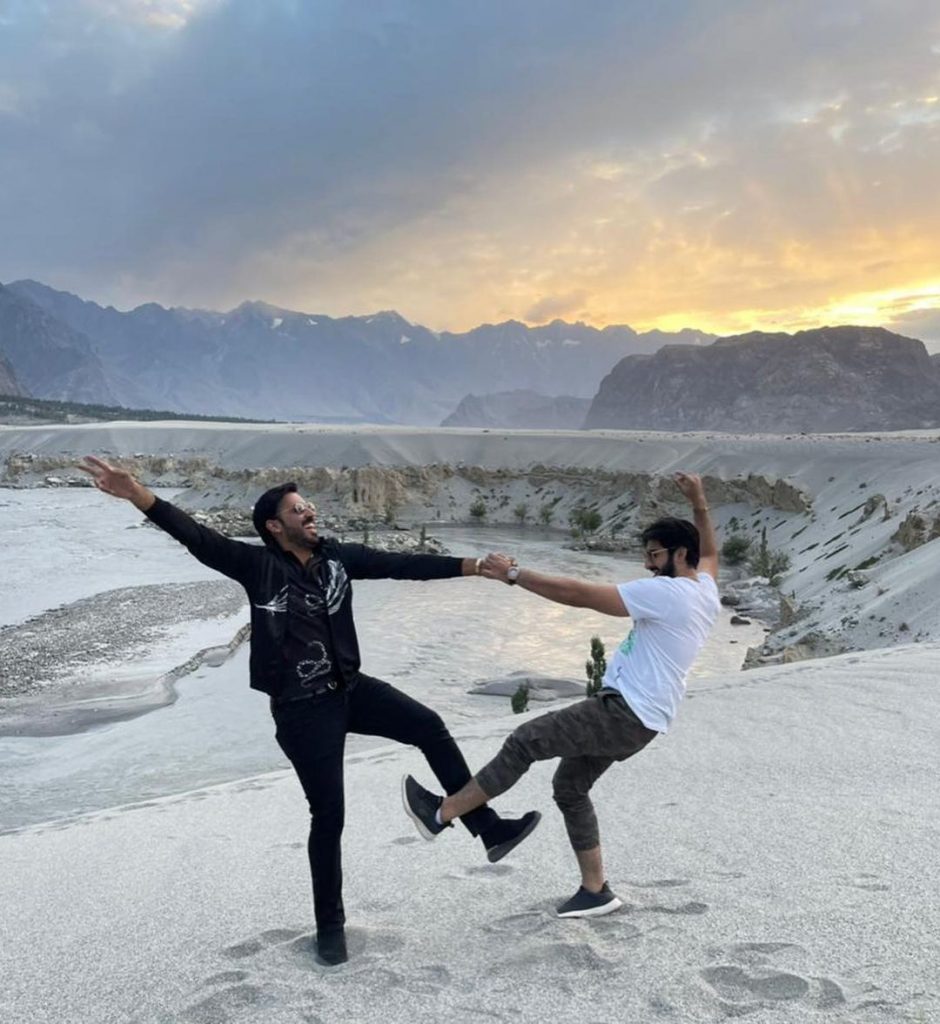 Aiman Khan And Muneeb Butt Latest Clicks From Skardu