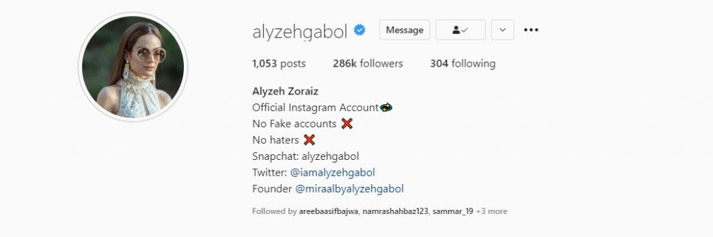 Alyzeh Gabol Openly Declared Relationship With Zoraiz Malik