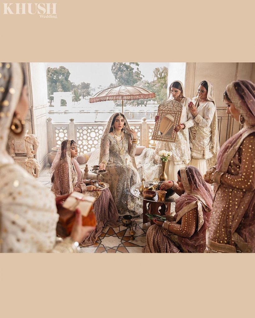 Lajwanti Latest Bridal Couture Featuring Ayeza Khan And Danish Taimoor