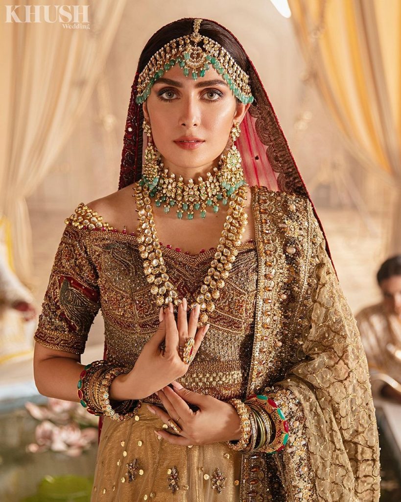 Lajwanti Latest Bridal Couture Featuring Ayeza Khan And Danish Taimoor