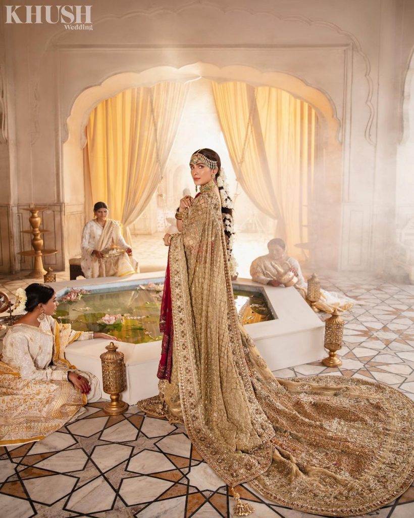 Lajwanti Latest Bridal Couture Featuring Ayeza Khan And Danish Taimoor