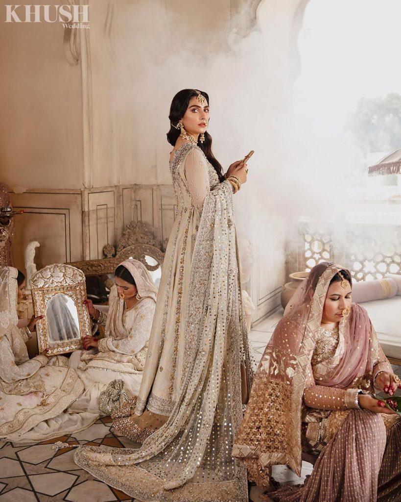 Lajwanti Latest Bridal Couture Featuring Ayeza Khan And Danish Taimoor