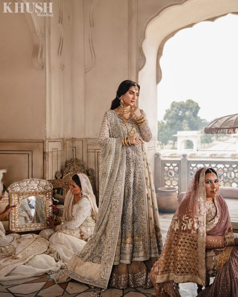 Lajwanti Latest Bridal Couture Featuring Ayeza Khan And Danish Taimoor