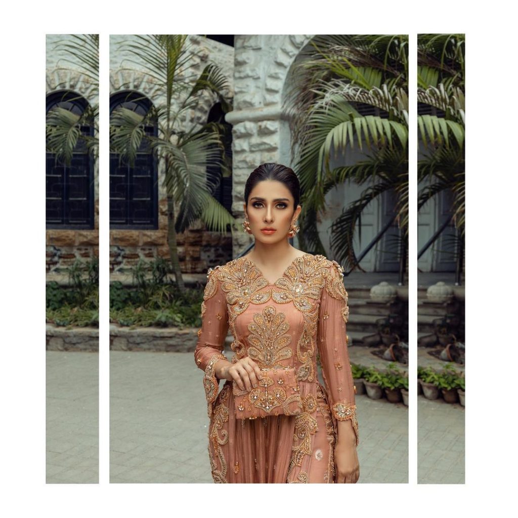 Komal Chawla Couture Latest Formal Wear Featuring Ayeza Khan