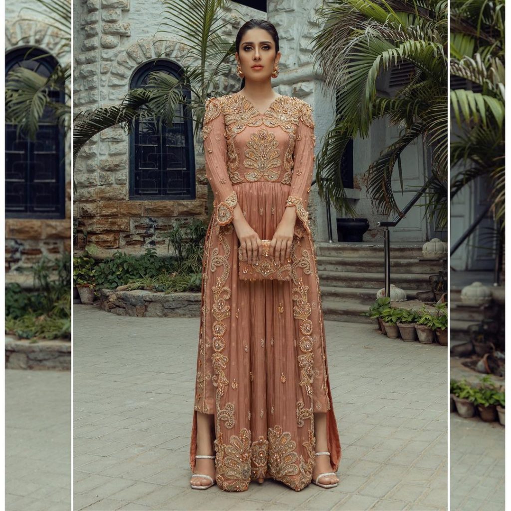 Komal Chawla Couture Latest Formal Wear Featuring Ayeza Khan