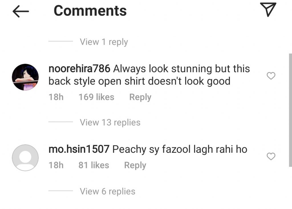 Fans Showing Displeasure Over Ayeza Khan's Latest Picture