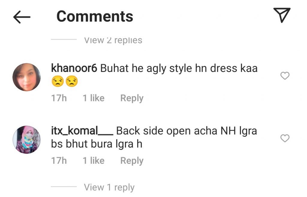 Fans Showing Displeasure Over Ayeza Khan's Latest Picture