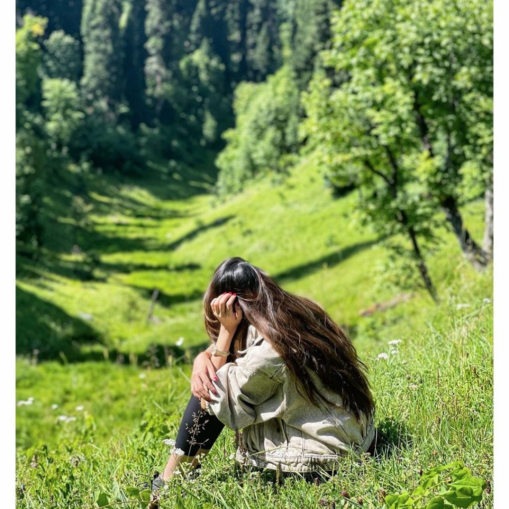 Aymen Saleem Enjoying Vacations In AJK