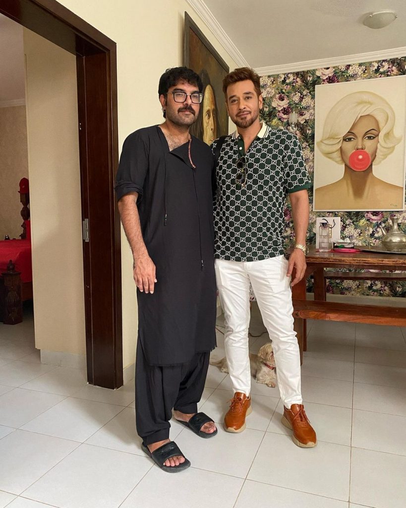 Faysal Qureshi And Sana Faysal Visited Iqra Aziz And Yasir Hussain