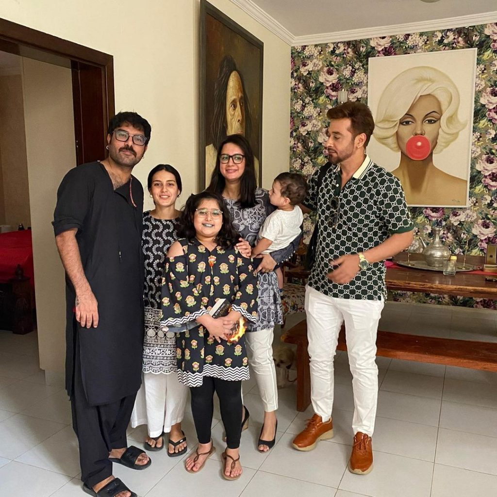 Faysal Qureshi And Sana Faysal Visited Iqra Aziz And Yasir Hussain