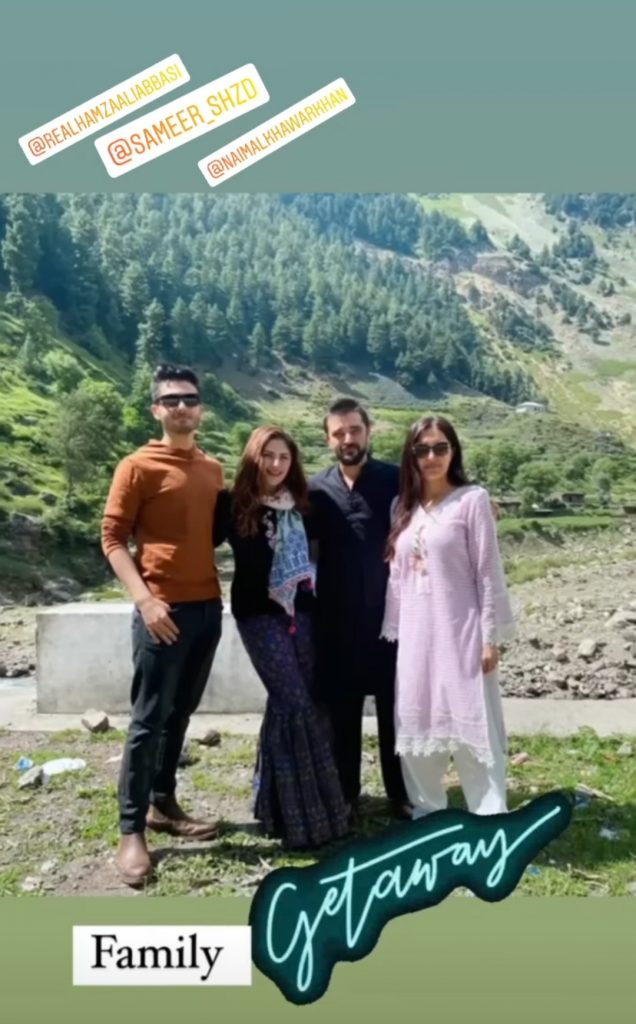 Hamza Ali Abbasi And Naimal Khawar Enjoying Vacations In Northern Pakistan