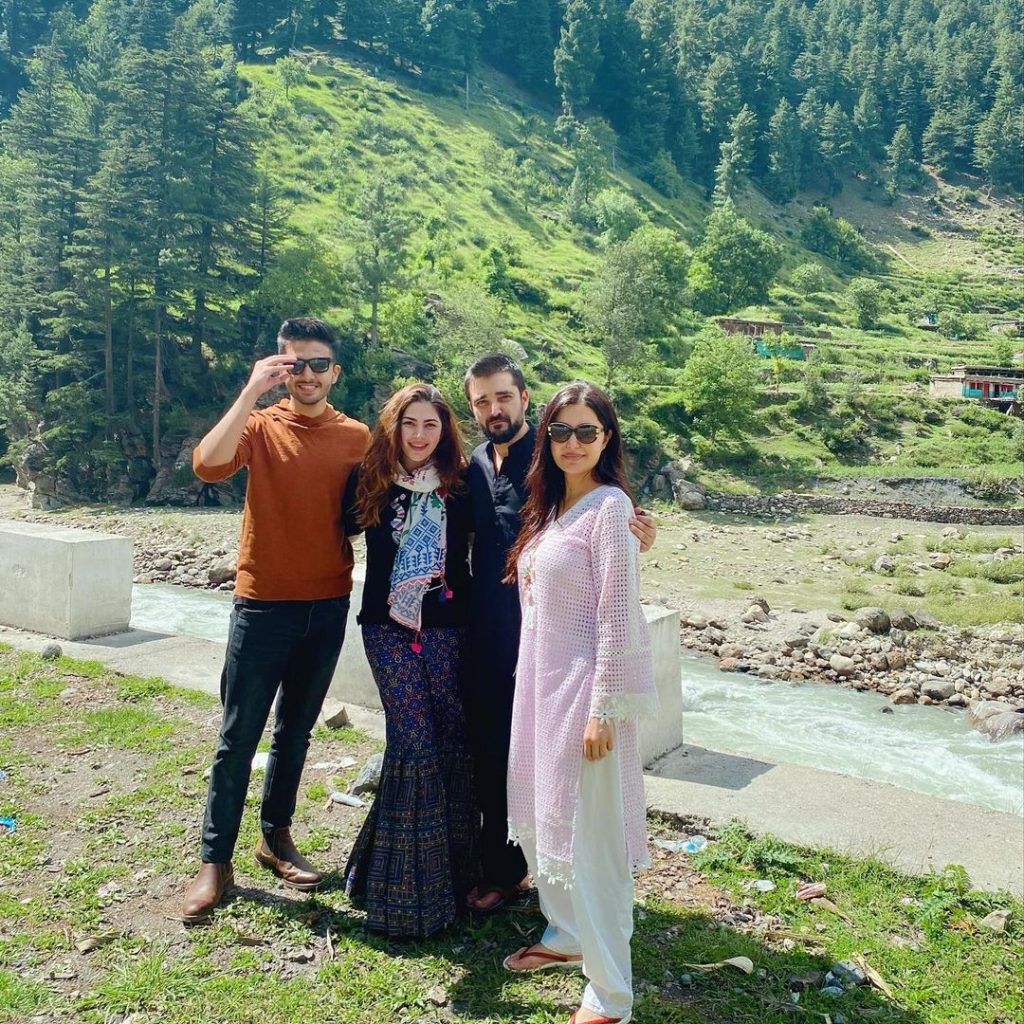 Hamza Ali Abbasi And Naimal Khawar Enjoying Vacations In Northern Pakistan