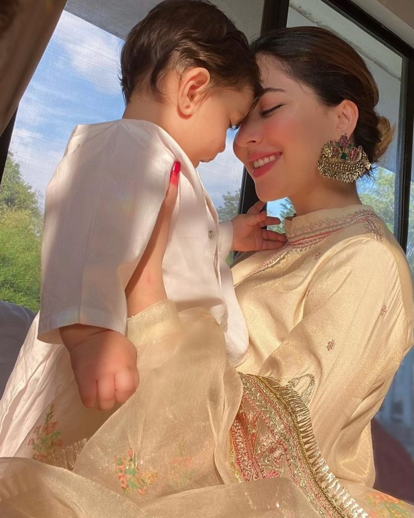 Naimal Khawar Khan Shares Adorable Pictures With Son