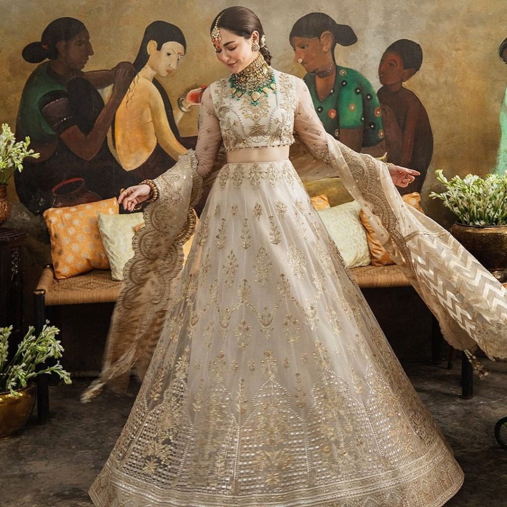 Afrozeh Latest Formal Collection'21 Shehnai Featuring Hania Aamir