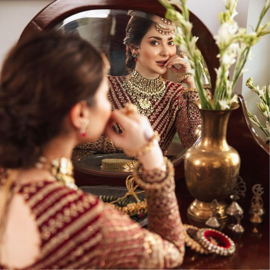 Afrozeh Latest Formal Collection'21 Shehnai Featuring Hania Aamir