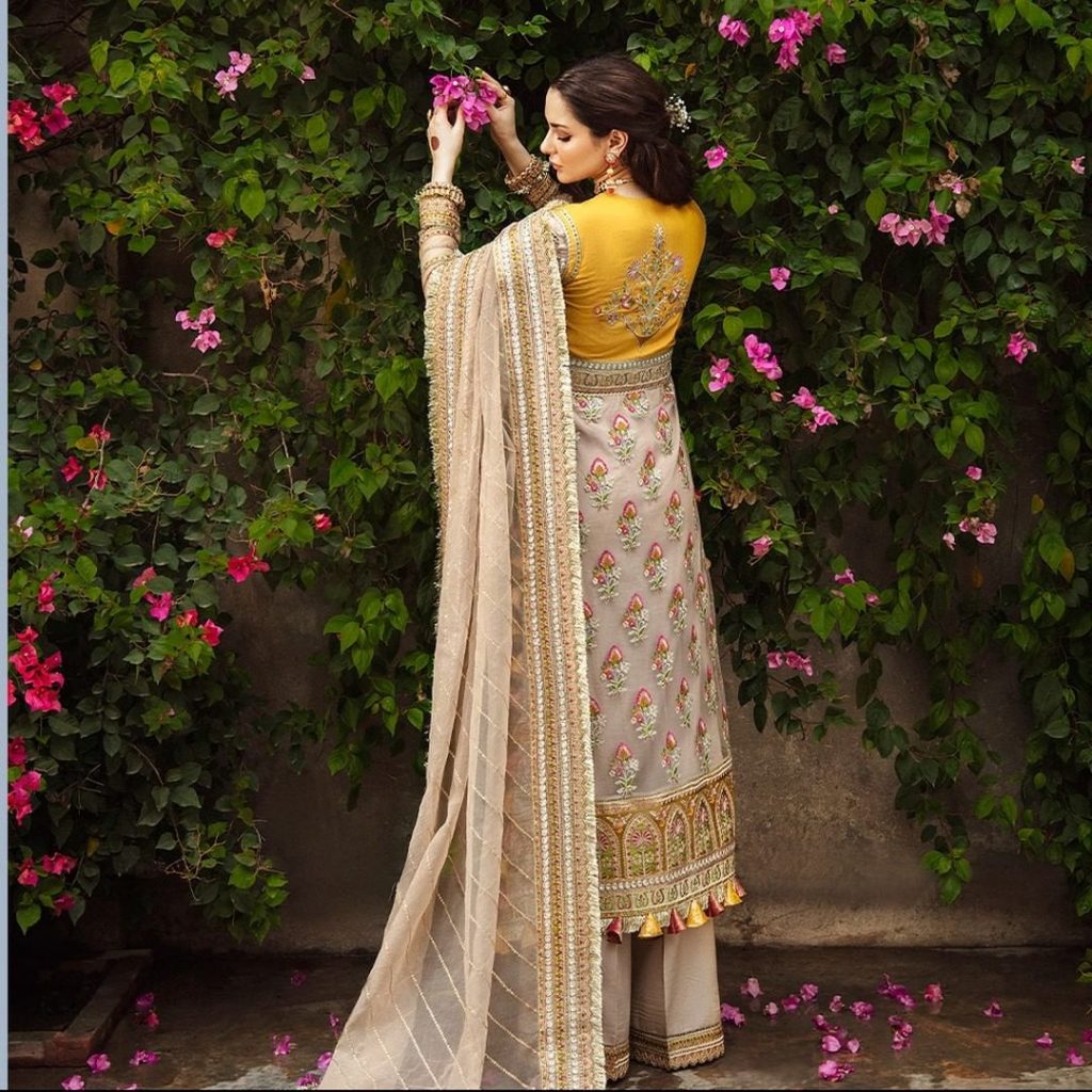 Afrozeh Latest Formal Collection'21 Shehnai Featuring Hania Aamir