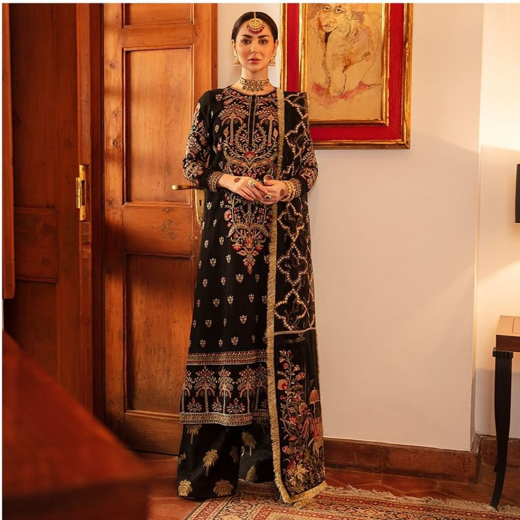 Afrozeh Latest Formal Collection'21 Shehnai Featuring Hania Aamir