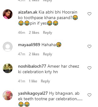 Ayeza Khan's Celebration Of Hoorain's First Lost Tooth Got Hilarious Reaction From Public