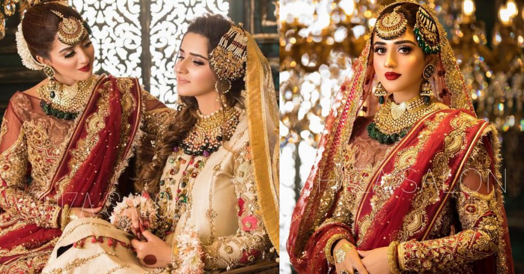 Jannat Mirza And Alishba Anjum Look Radiant In Their Latest Bridal Shoot