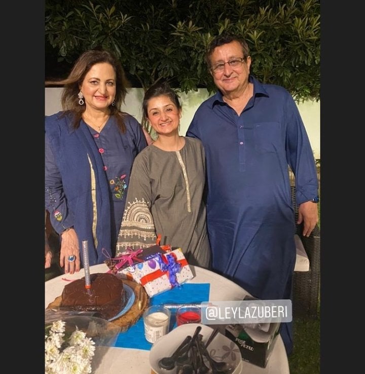 Veteran Actress Leyla Zuberi Celebrates Birthday With Her Family