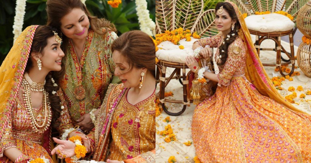 Farah Talib Aziz Latest Bridal Collection Featuring Madiha Imam